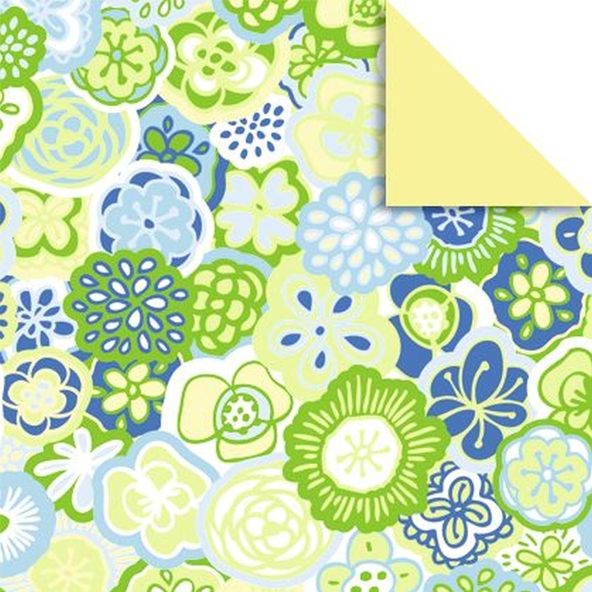 Ursus, Bastelpapier, Faltblätter Florentine Flower Power 80g/qm 15x15cm VE=65 Blatt Motiv 03 (80 g/m², 1 x)