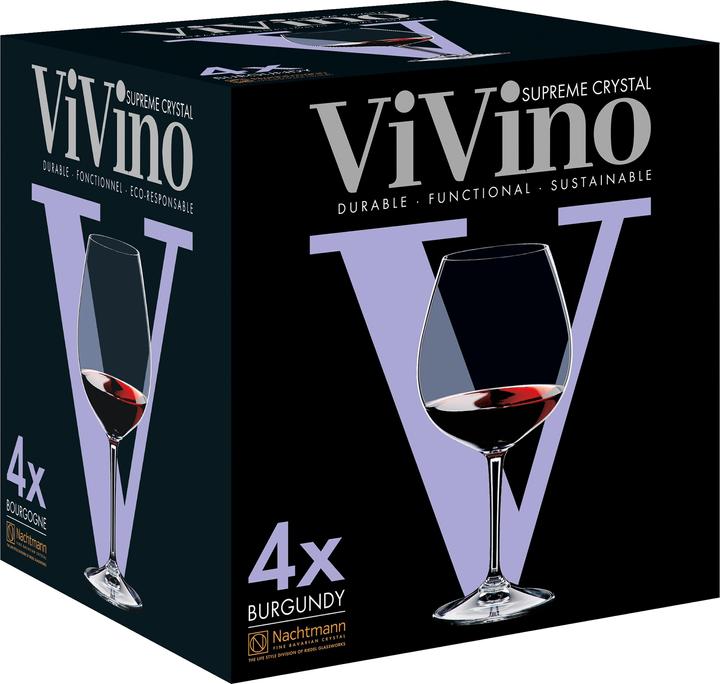 Produktbild Nachtmann ViVino Burgunder 4-er Set (70 cl, 4 Gläser, Rotweingläser)