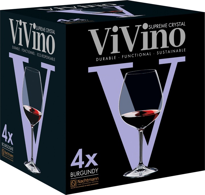 Produktbild Nachtmann ViVino Burgunder 4-er Set (70 cl, 4 Gläser, Rotweingläser)