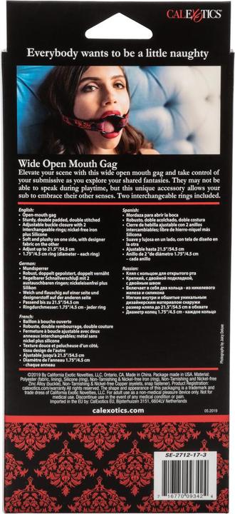 Actual product image CalExotics Scandal Wide Open Mouth Gag