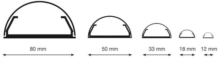 Actual product image Multibrackets Cable duct 12 x 1600 mm aluminum black (Duct, 160 cm)