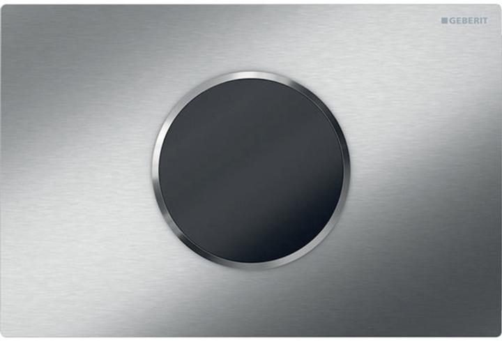 Geberit WC-Steuerung mit elektr. Spülauslösung, Sigma10, 2-Mengen-Spülung, Batteriebetrieb, versc