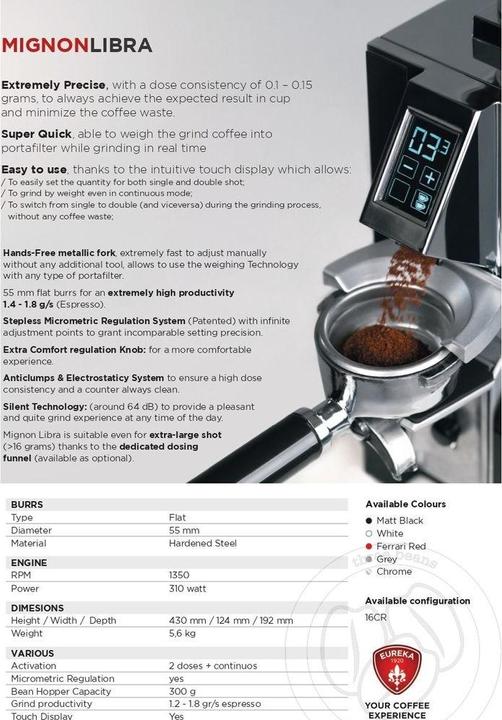 Produktbild Eureka Mignon Libra/Scale, rot