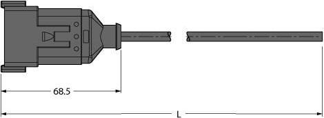 Produktbild Turck Deutsch Ventilsteckverbinder DT04 Anschlussleitung DT04-12P-A-10/TXL