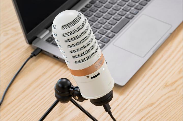 Actual product image Yamaha Microphone YCM01U White, Type: Single microphone, Construction