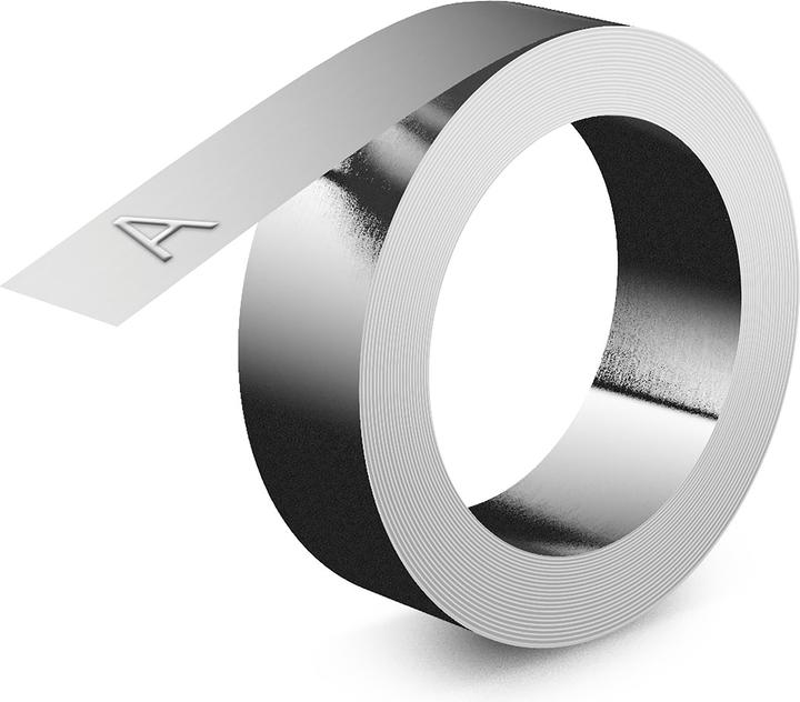 Actual product image Dymo 12mm Aluminum w/Adhesive Tape (1.20 cm, Silver)