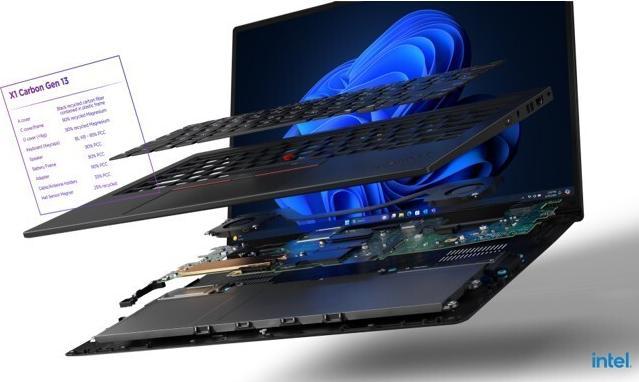 Actual product image Lenovo ThinkPad X1 Carbon Gen 13 Copilot+ PC (14", 1000 GB, 32 GB, English-international)