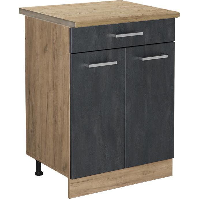 Vicco, Regal, Küchenschrank mit Schublade R-Line (60 x 46 x 81.5 cm)