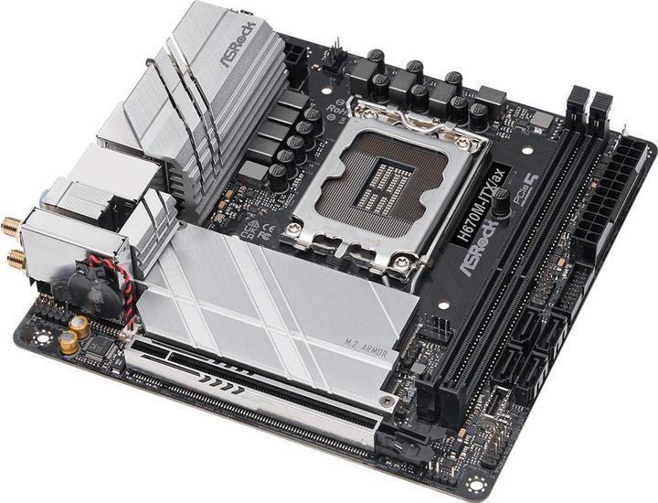 Produktbild AsRock B660M-ITX/ac (LGA 1700, Intel H670, Mini-ITX)