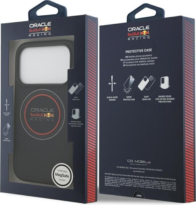 Produktbild Red Bull Meshed Logo And Red Ring MagSafe Case for iPhone 17 Pro Max Navy Blue (Apple iPhone 17 Pro Max)
