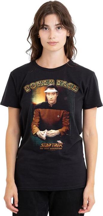 Actual product image Unisex Adult Poker Face T-Shirt (S)