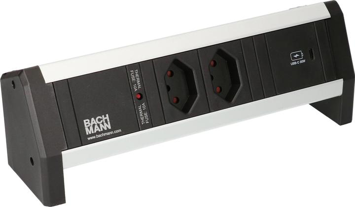 Immagine prodotto Bachmann Presa di corrente DESK 1, 2x T13, 1x USB C (2 x, Tipo 13, USB-A, USB-C)