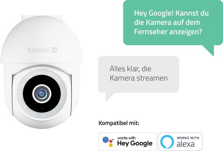 Produktbild Hombli Pan & Tilt Cam (3840 x 2160 Pixels)