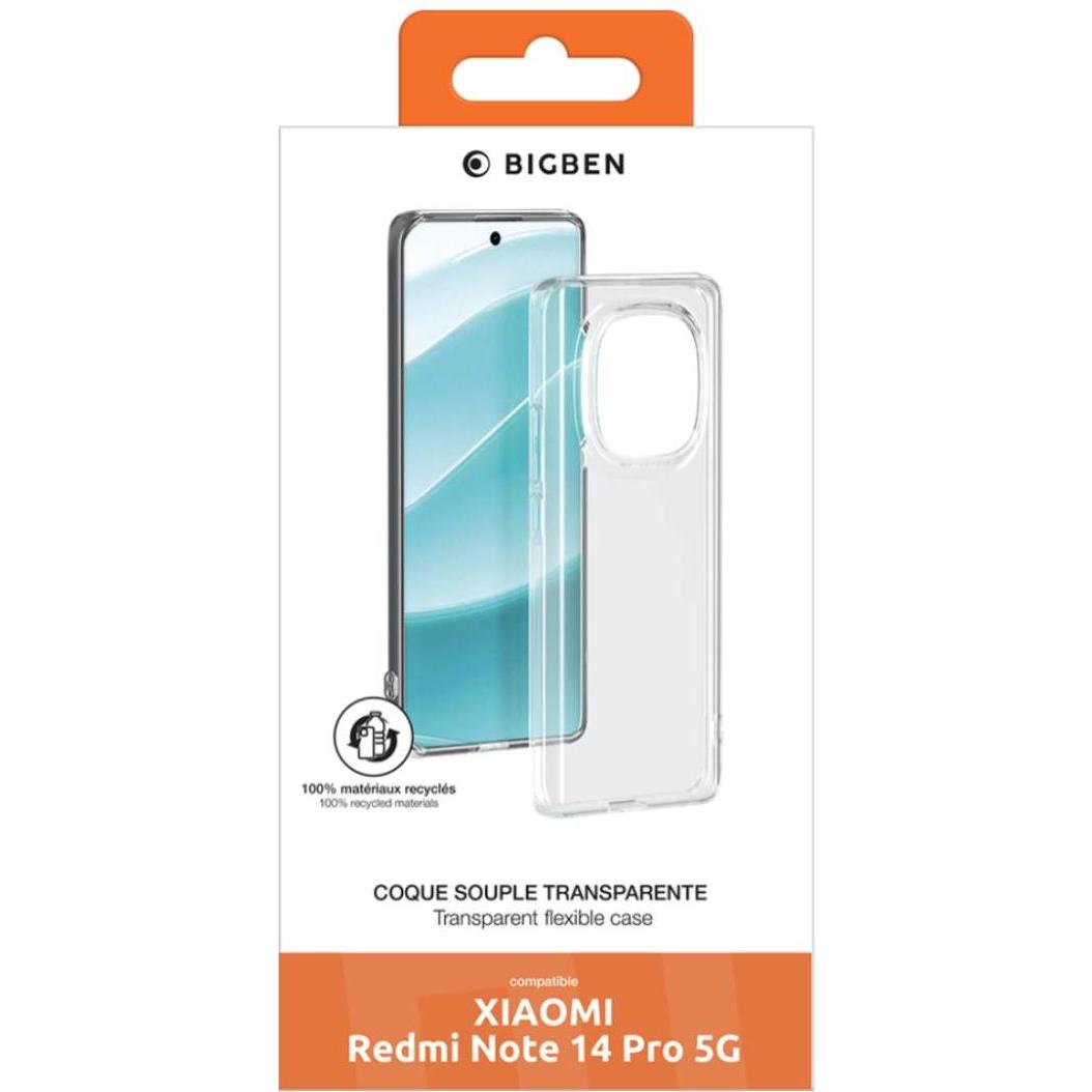 Thumbnail - Bigben SILITRANSXRN14P5G Schutzhülle (Xiaomi Redmi Note 14 Pro 5G), Smartphone Hülle, Transparent