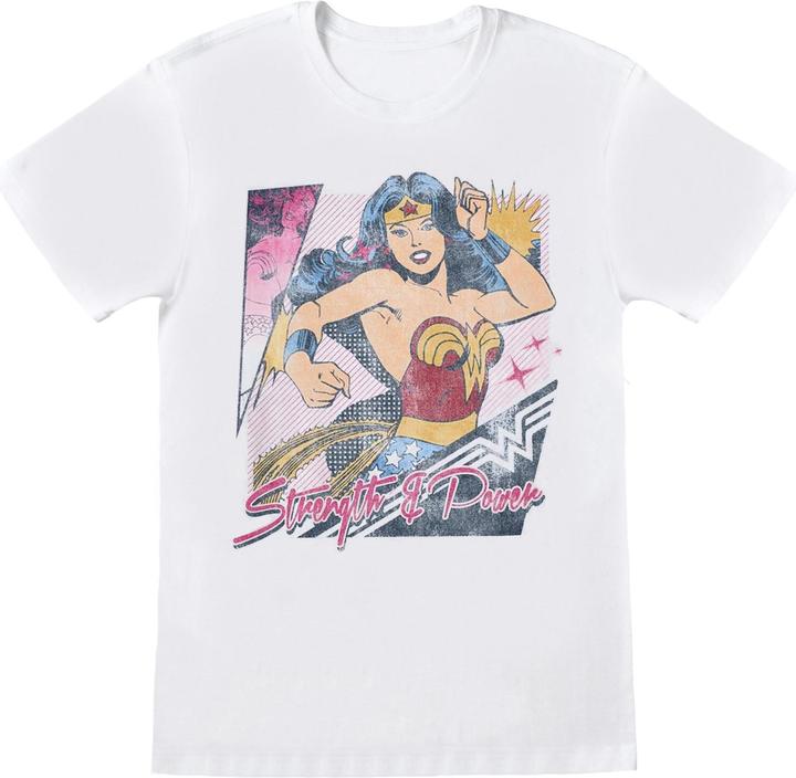 Immagine prodotto Wonder Woman Maglietta in cotone delle ragazze Strength & Power (140, 146)