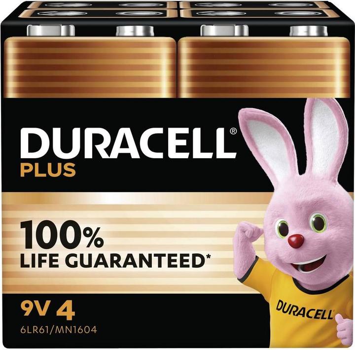 Produktbild Duracell Plus Power (4 Stk., 9V Block)