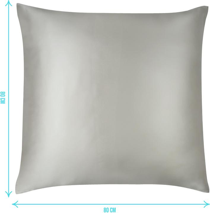 Actual product image Aspero Seiden Kissenbezug 80x80 cm (Pillowcase, 80 x 80 cm)