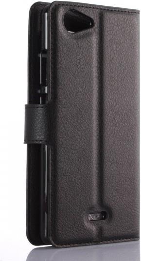 Produktbild Leder Cover mit Litchitextur (Wiko Pulp 4G)