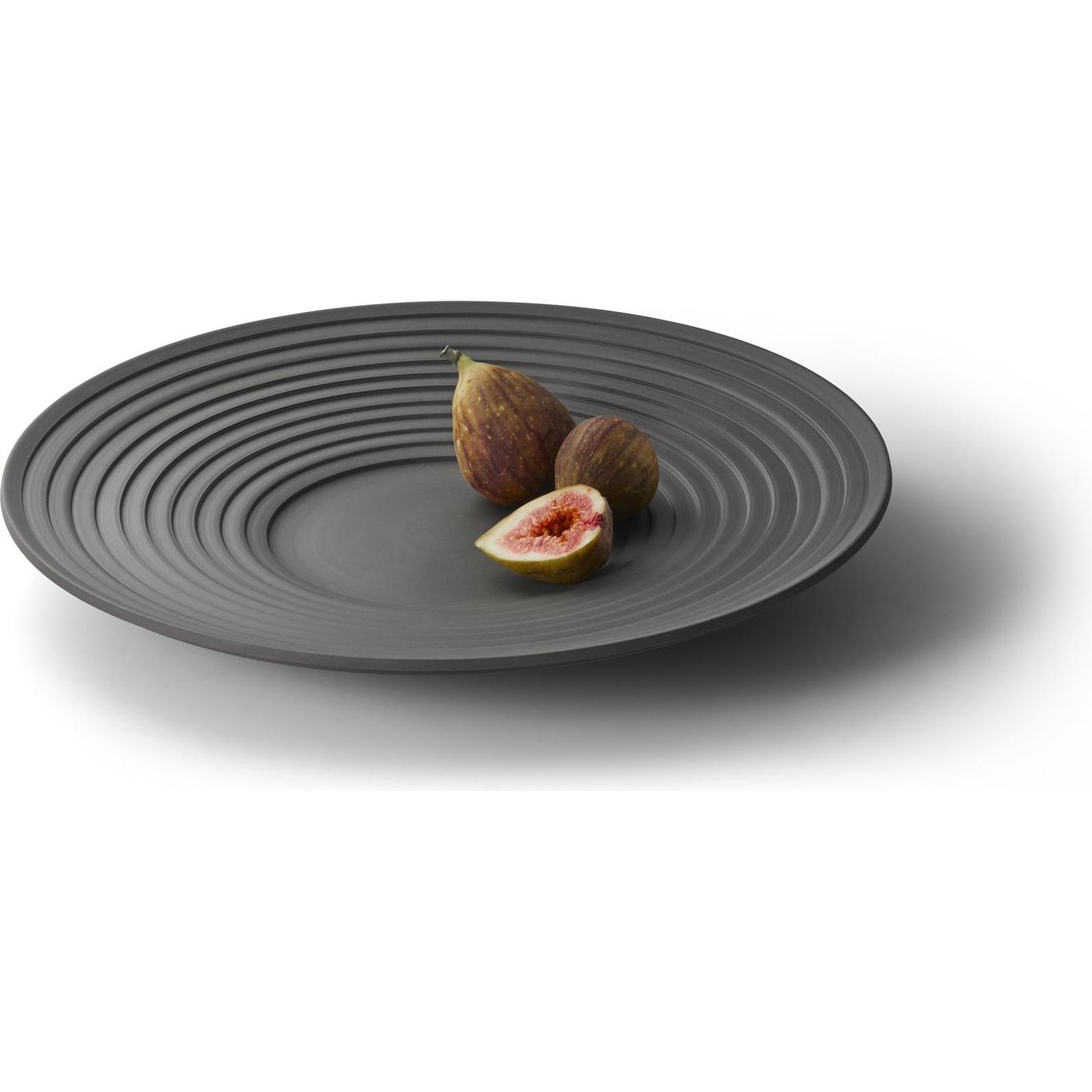 Philippi Schale Step Keramik ø 37 cm, Ciotola + Scodella, Nero