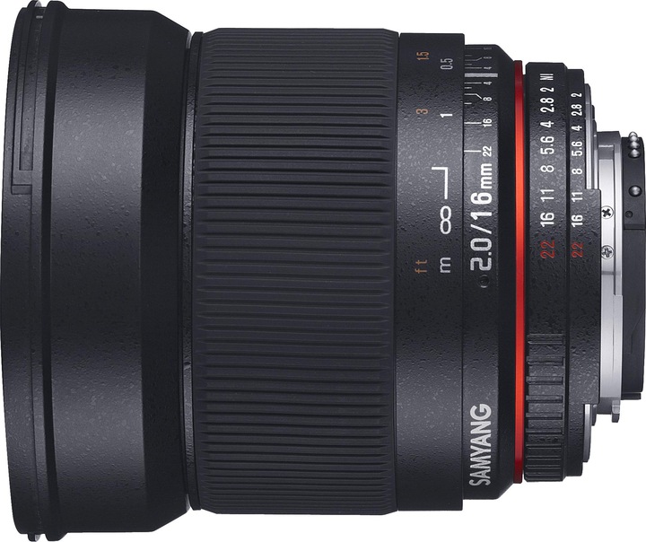 Produktbild Samyang MF 16mm f/2.0 ED AS UMC CS Canon M (Canon EF-M, APS-C / DX)