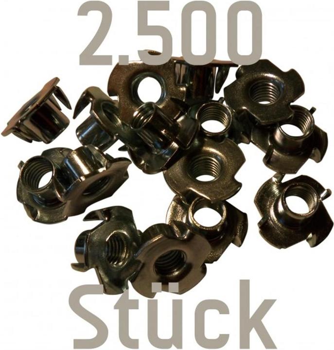 Kletterbude 2500 Einschlagmuttern M 10 für Klettergriffe