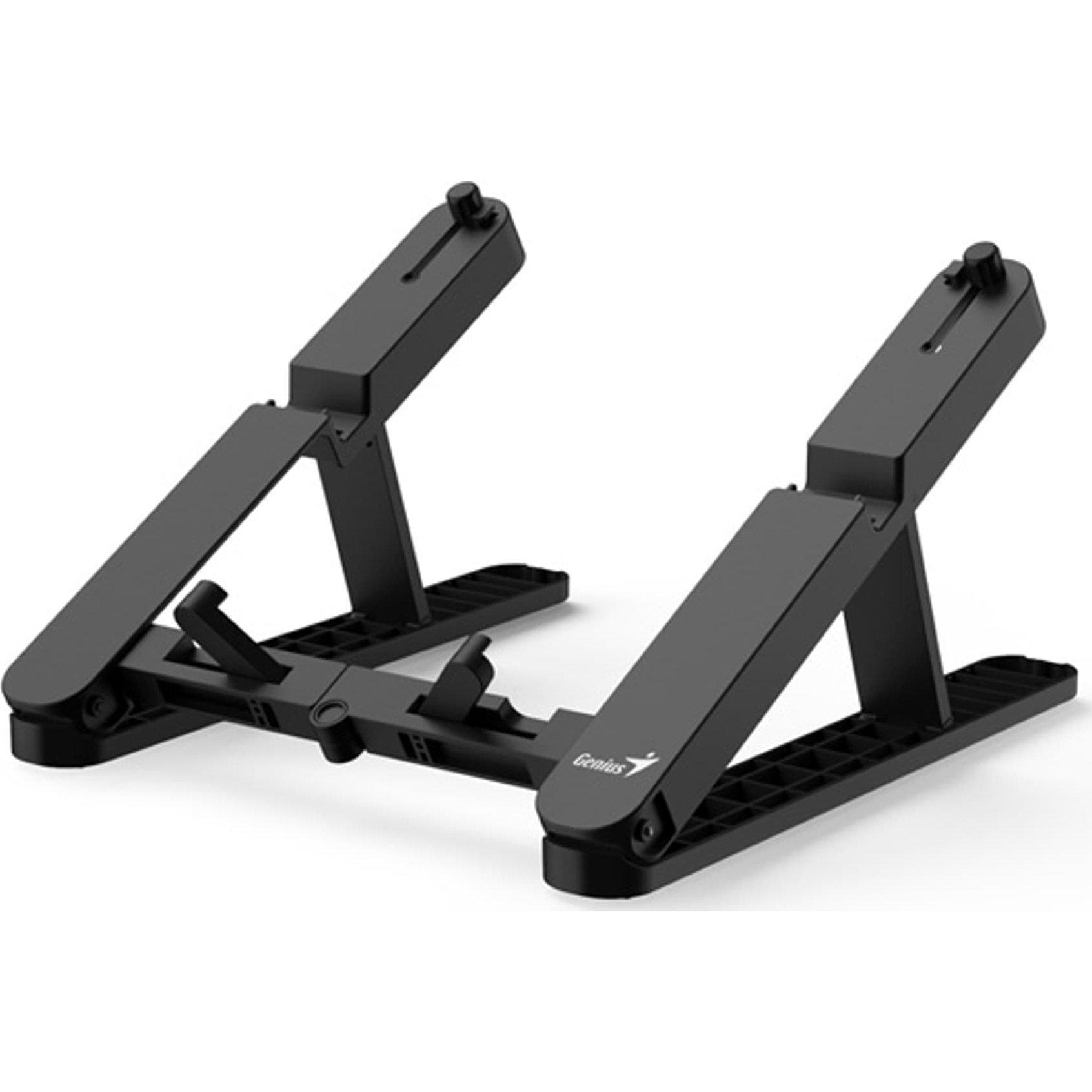 Genius Supporto portatile G-Pole M200 10"-17" nero, Supporto per notebook, Nero