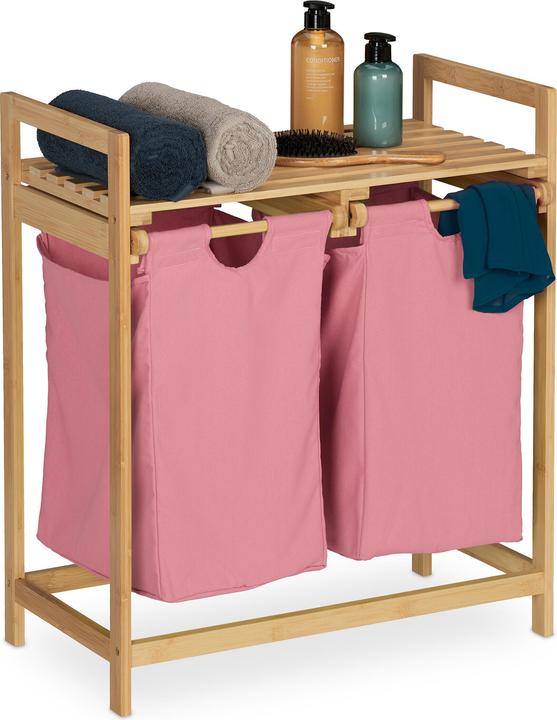 Actual product image Relaxdays Laundry basket