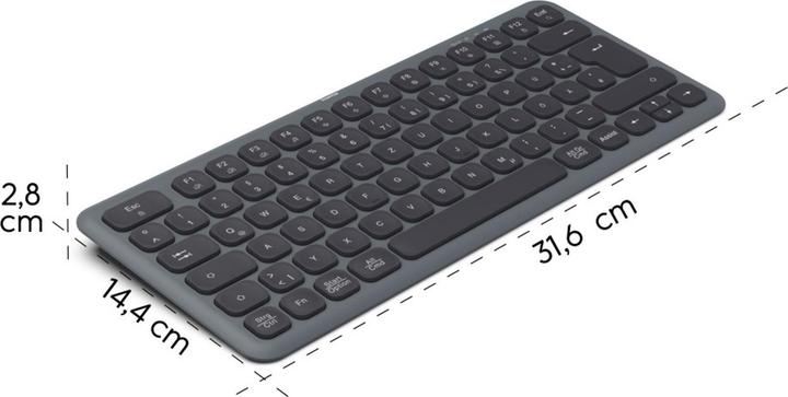 Produktbild Hama Multi-Device-Tastatur WK-500 kabellos Funk u (DE, Kabellos)