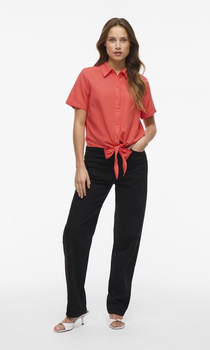 Produktbild Vila Vorn gebundene Kurzarmhemd (44)