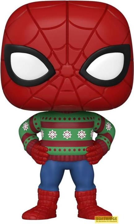 Actual product image Funko MARVEL HOLIDAY - POP N° 1284 - Spider-Man (Pull-Over)