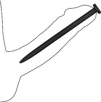 Produktbild Ouch! Silicone Rugged Nail Plug Set - Urethral Sounding