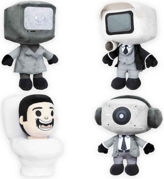 Productafbeelding Skibidi Toilet Mystery Plush - verzamelbare pluche, gloednieuwe verzamelobjecten, officieel gelicentieerd product (28 cm)