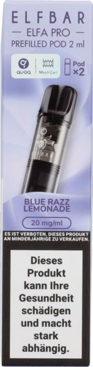 Actual product image Elfbar Elfa Pro (Lemon, Raspberry)