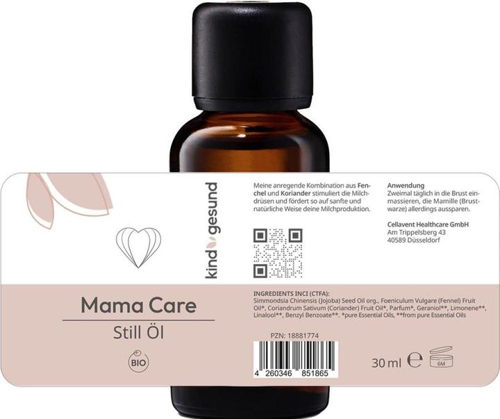 Immagine prodotto Kindgesund Olio per l'allattamento Mama Still 30 ml