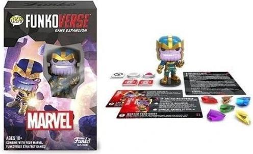 Pop! FUNKO GAMES Funkoverse: Marvel 101 1-Pack - Thanos - 3" (7,6 Cm) - Gioco da tavolo strategico