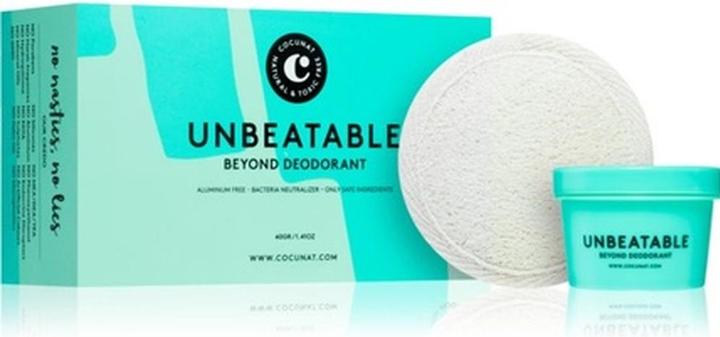 Actual product image Cocunat Unbeatable deodorant cream - 40 g, Aluminum Salts: None (Crème)