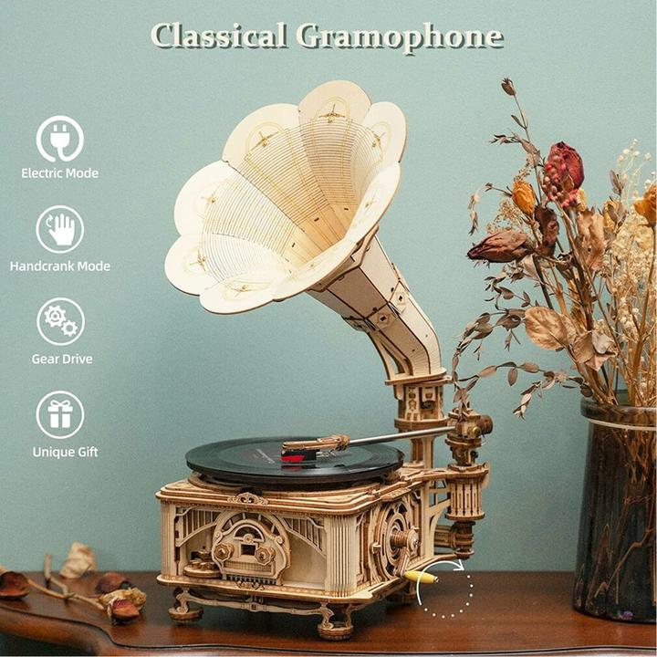 Immagine prodotto Rokr Classical Gramophone (elektrisches Modell) (424 pezzi)