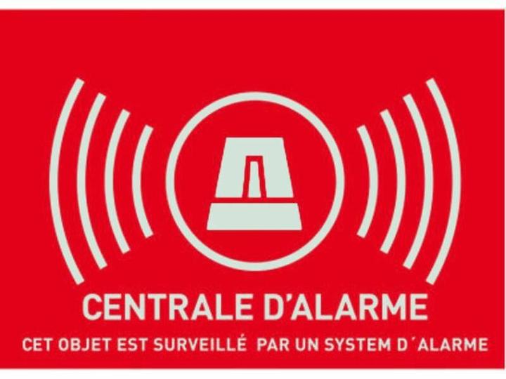 Image du produit Abus Autocollant d'avertissement