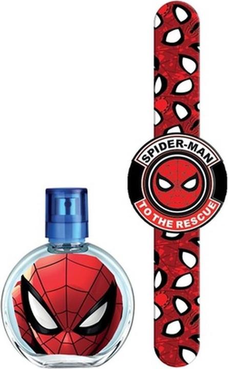 Actual product image Air-Val Spiderman Set with EDT 50ml Shower Gel and 400ml Shampoo and Bracelet (Perfume set)