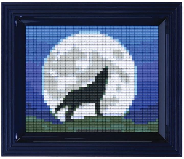 Actual product image Pixelhobby Gift box with 20 pixel squares - Wolf in the night