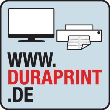 Thumbnail - Durable, Informationsschild, Namensschilder mit offener Tasche