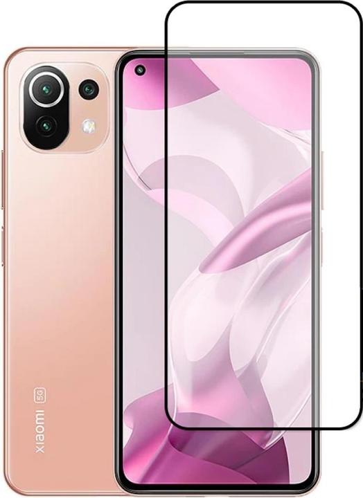 Screenguard Xiaomi 11 Lite 5G NE Full Screen Protective Glass Film 2.5D 9H (1 pcs., Xiaomi 11 Lite 5G NE)