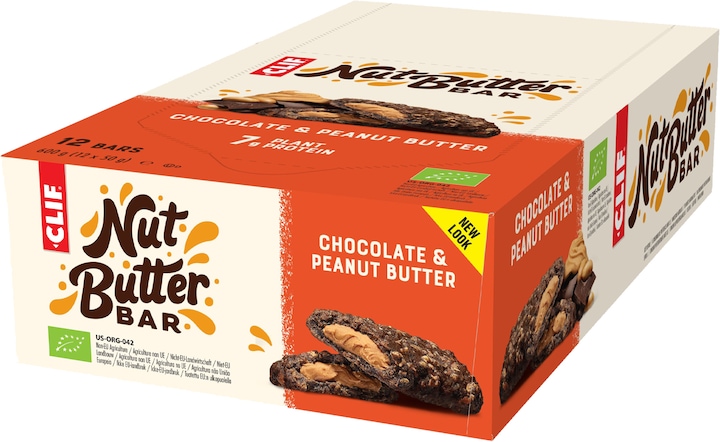 Actual product image Clif Bar Bar Nut Butter Filled (Groundnut, Sweet, Chocolate, Nutty, Oats, 12 pcs., 600 g)