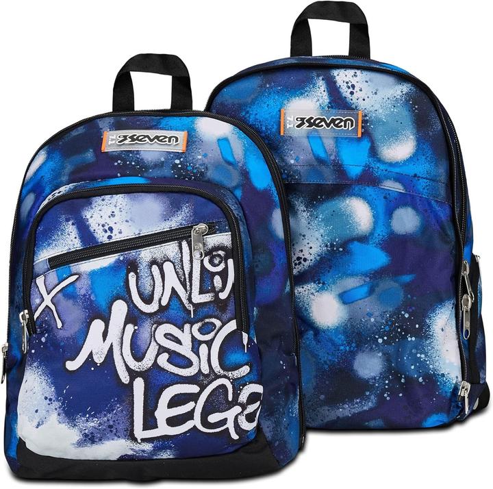 Actual product image SJ Seven Advanced Detachable Dual Compartment Backpack with Removable Front Pouch (35 l)