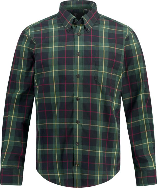 Produktbild JP1880 Karohemd, Langarm, Buttondown-Kragen, Modern Fit (XXL)