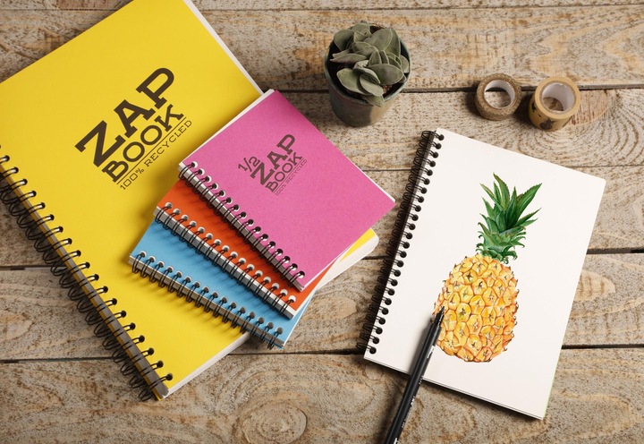 Actual product image Clairefontaine Zap (A4, Plain, Hardcover)