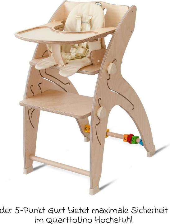 Produktbild QuarttoLino 5 Punkt Sicherheitsgurt für Hochstuhl - Hochstuhl-Zubehör