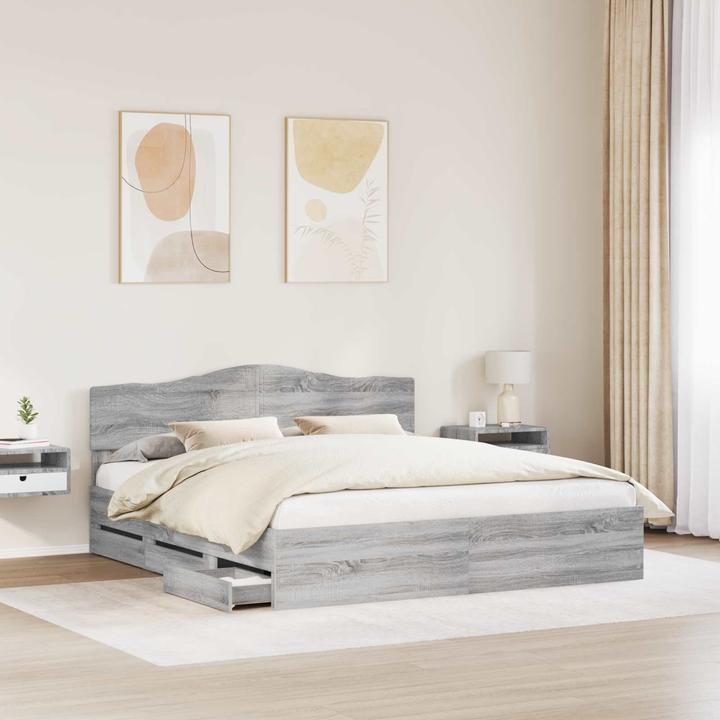 Actual product image vidaXL Modernes Bett (180 x 200 cm)