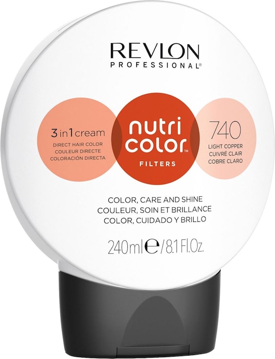 Produktbild Revlon Professional Nutri Color Filters (740 Light Copper, Mittelblond Kupfer Intensiv)