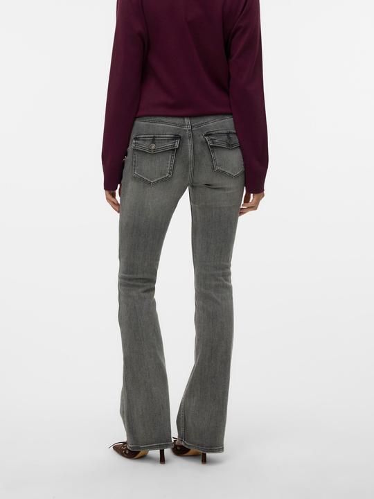 Actual product image Vero Moda VMFLASH Mid Rise Ausgestellt Jeans Ausgestellt (XL)